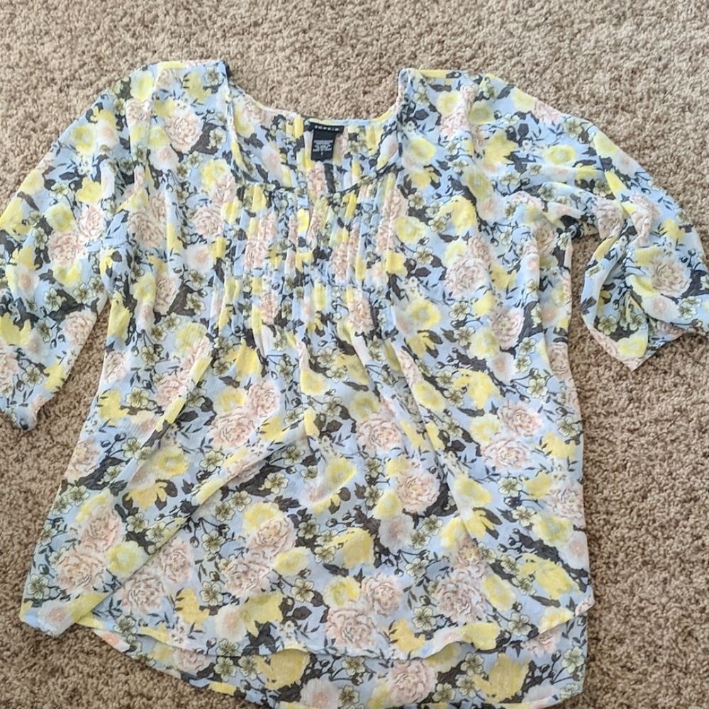 Torrid Floral blouse